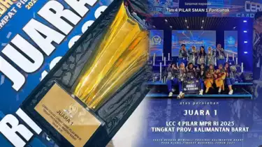 Seusai Menolak Lomba Ulang, SMAN 1 Pontianak Nostalgia Kemenangan Lomba Cerdas Cermat MPR Tahun 2025