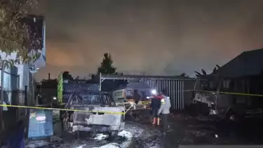 Gudang Minyak di Jambi Habis Terbakar
