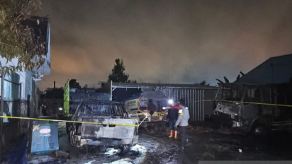Gudang Minyak di Jambi Habis Terbakar