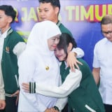 Gubernur Khofifah Lepas Murid Peserta Magang Kerja Luar Negeri dan Alumni sebagai Pekerja Migran dari SMK Tulungagung, Trenggalek dan Pacitan