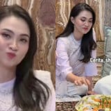Aksi Menggemaskan Sherly Tjoanda saat Disuguhkan Makanan di Rumah Ashanty, Netizen Salfok sama Tingkahnya: Seimut itu
