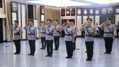 Kapolri Pimpin Pelantikan dan Sertijab PJU Mabes Polri dan Kapolda, Sejumlah Jenderal Dapat Jabatan Strategis
