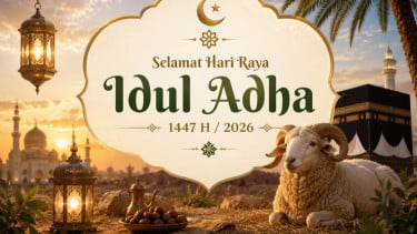 15 Ucapan Selamat Hari Raya Idul Adha 2026, Cocok Digunakan Sebagai Caption Media Sosial