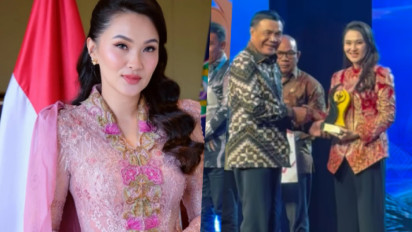 Dengan Senyum Manis, Gubernur Sherly Tjoanda Borong Penghargaan Penanganan Kemiskinan, Stunting, dan Pengangguran