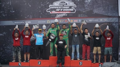 Halo Dayak Kalteng Bikin Gebrakan di Kejurnas Adventure Offroad Seri 2, 5 Podium Langsung Diamankan