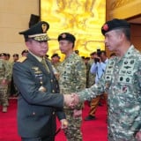 Panglima TNI Jenderal Agus Subiyanto Lantik Brigjen Muhammad Nas Jadi Kapuspen TNI Baru