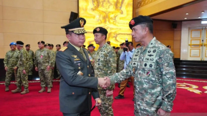 Panglima TNI Jenderal Agus Subiyanto Lantik Brigjen Muhammad Nas Jadi Kapuspen TNI Baru