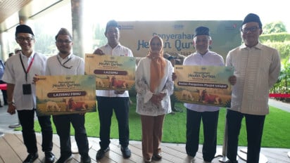 Sambut Hari Raya Iduladha, TelkomGroup Salurkan 910 Hewan Kurban