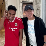 Marselino Ferdinan Mendadak Bertemu Shin Tae-yong Jelang TC Timnas Indonesia, Caption Pelatih Asal Korea Selatan Ini Bikin Fans Garuda Baper