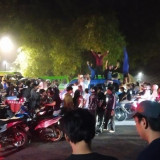 Bobotoh Bogor Tumpah Ruah ke Jalan, Lalu Lintas Sekitar Kebun Raya Macet Total