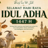 10 Ucapan Selamat Hari Raya Idul Adha 1447 H Penuh Doa dan Makna, Cocok untuk Caption Medsos