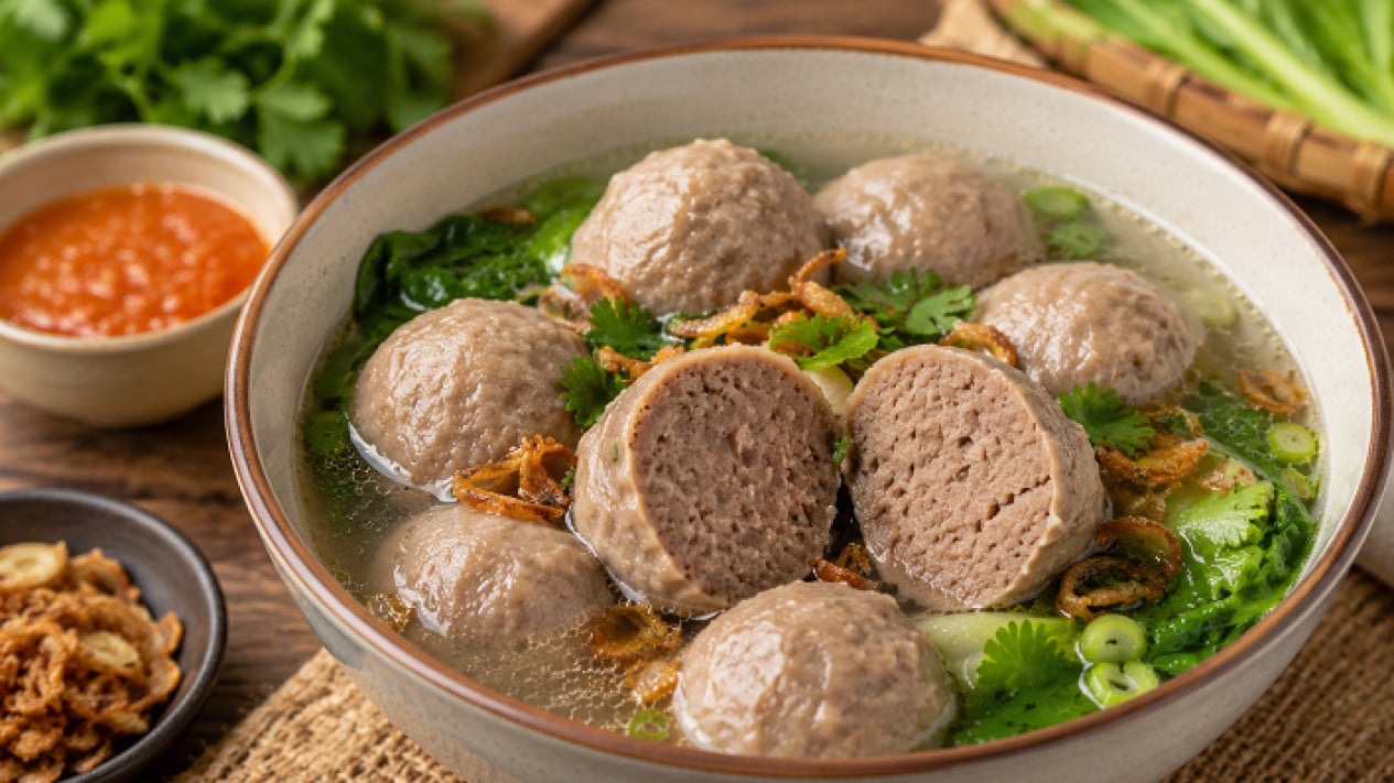 Resep Olahan Daging Kurban: Bakso Sapi Kenyal ala Chef Devina Hermawan
            - galeri foto