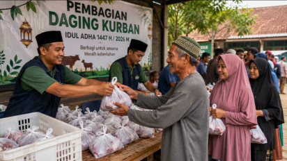 Bagamaina Cara Pembagian Daging Kurban Idul Adha? Ini Penjelasan Buya Yahya