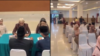 Pengantin Diduga Ditipu WO di Bekasi Viral, Ruang Resepsi Tanpa Dekorasi hingga Tamu Hanya Disajikan Kue Basah