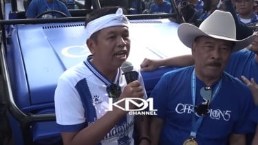 Ikut Konvoi Bareng Bobotoh, KDM Sumbangkan Hasil Panen Sapi untuk Persib Bandung