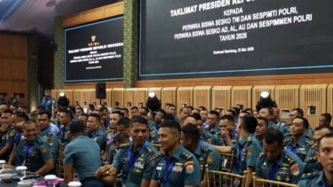Kunjungi Seskoad, Presiden Beri Taklimat Kepada 1.000 Perwira TNI-Polri