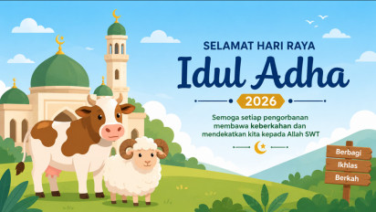 7 Contoh Ucapan Selamat Hari Raya Idul Adha 1447 H Cocok Dibagikan ke Medsos