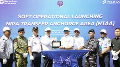 Pelindo Soft Launching Layanan Kepelabuhanan di Perairan Nipa, Posisi RI di Jalur Maritim Selat Malaka Diperkuat