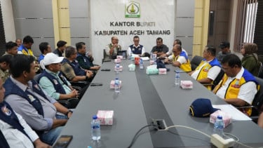 Percepat Pembangunan Huntap di Aceh Tamiang, Satgas PRR dan DPR RI Gelar Rakor