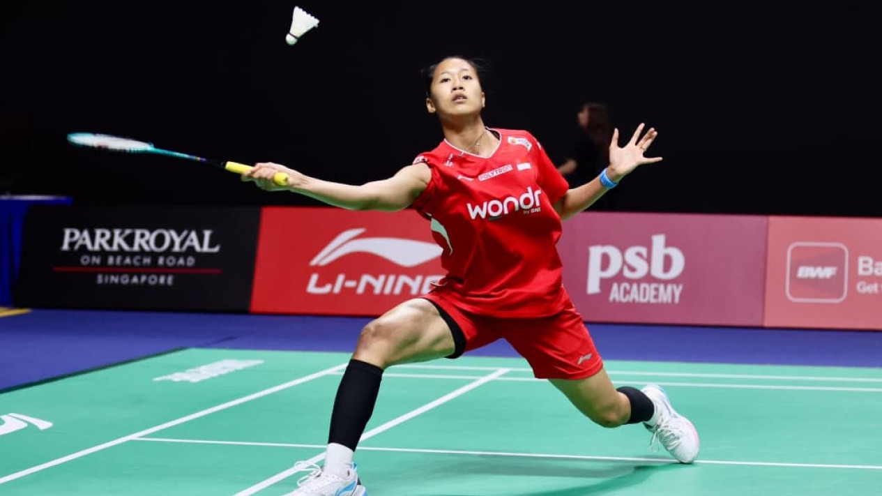 Hasil Singapura Open 2026: Jadi Unggulan ke-5, Putri KW Malah Bertekuk Lutut pada Wakil India di Babak Pertama
            - galeri foto