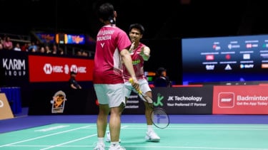 Hasil Singapura Open 2026: Sabar/Reza Kunci satu Tempat di Babak 16 Besar Usai Bungkam Wakil Tuan Rumah Straight Game