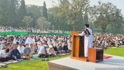 Kebun Raya Bogor Kembali Gelar Shalat Idul Adha untuk Umum, Jemaah Bebas Tiket Masuk