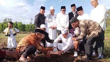 Momentum Idul Adha, Pembangunan Masjid Al-Quran Al-Karim di Palembang Resmi Dimulai