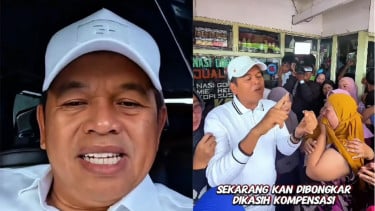 Dedi Mulyadi Temui Ibu-ibu PKL Cianjur yang Menangis, Langsung Beri Kompensasi Rp10 Juta dan Dibangunkan Rumah