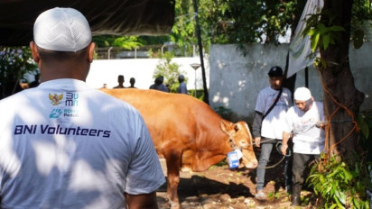 BNI Distribusikan 1.200 Hewan Kurban ke Berbagai Daerah Indonesia