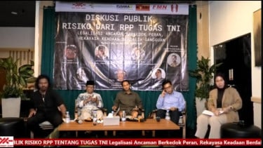 Bahas Rancangan Peraturan Pemerintah Soal Tugas TNI, Aktivis, Akademisi Hingga Buruh Gelar Diskusi: Perlu Dicermati