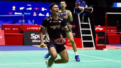 Hasil Singapura Open 2026: Menang Rubber Game dari Wakil Malaysia, Fajar/Fikri Melangkah ke Babak Semifinal