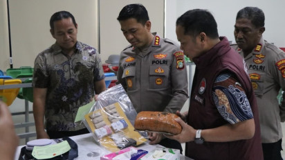 Polisi Ringkus Pengendara Motor Hendak Edarkan Ganja 1 Kilogram di Kota Tangerang, Terancam 6 Tahun Bui