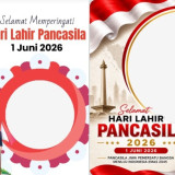7 Link Twibbon Hari Lahir Pancasila 2026 Desain Keren, Cocok Diposting di Media Sosial
