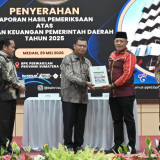 Tahun Pertama Kepemimpinan Bupati Masinton dan Wabup Mahmud, Raih Opini WTP dari BPK RI