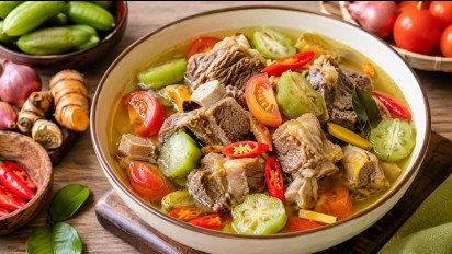Resep Olahan Daging Kurban: Asem-Asem Daging Kuah Segar