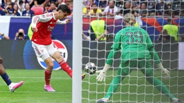 Hasil Babak Pertama Final Liga Champions 2025-2026: Kai Havertz Bawa Arsenal Unggul 1-0 atas PSG