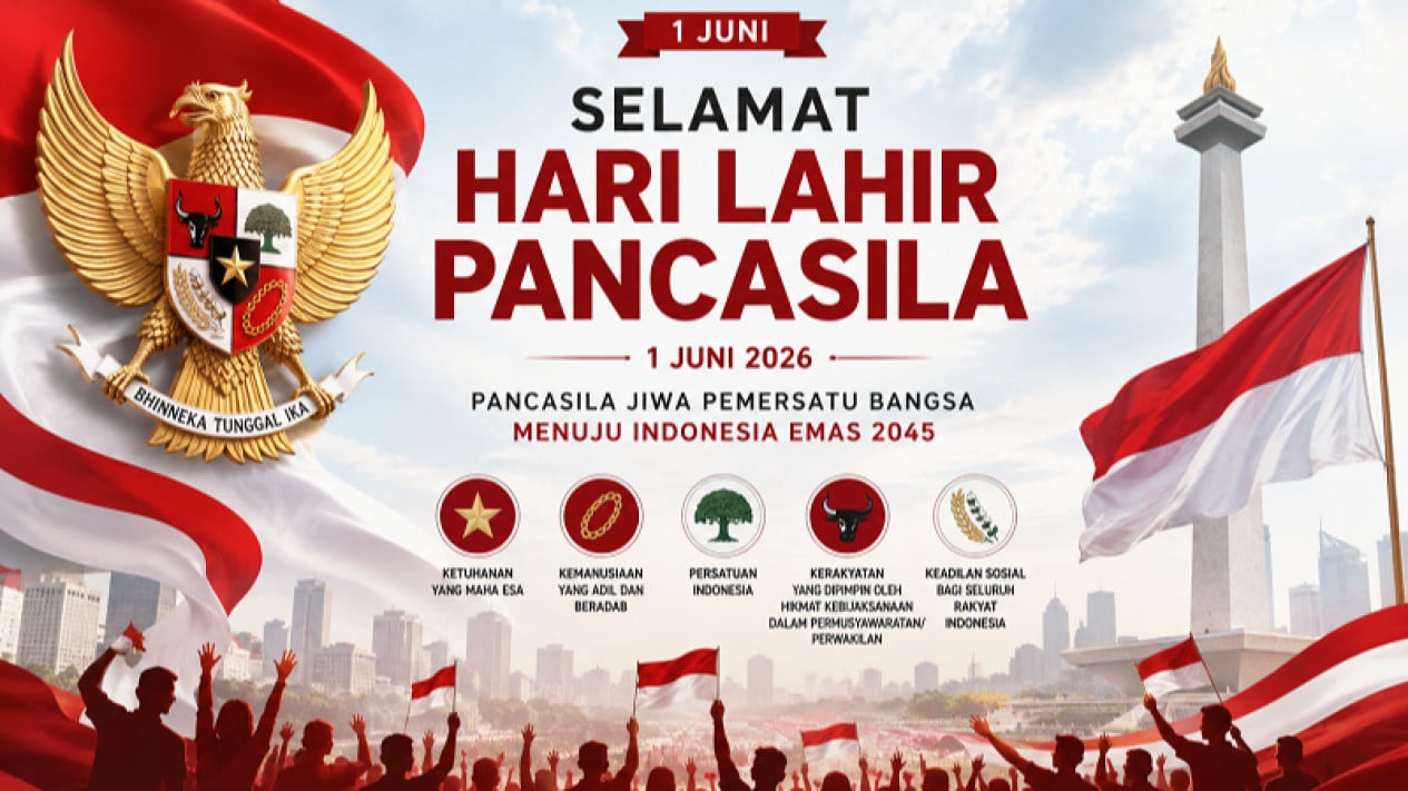 10 Link Twibbon Hari Lahir Pancasila 2026 Desain Terbaru, Menarik Dibagikan ke Media Sosial
            - galeri foto