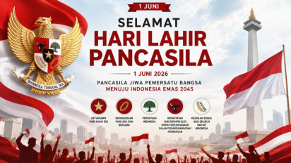 10 Link Twibbon Hari Lahir Pancasila 2026 Desain Terbaru, Menarik Dibagikan ke Media Sosial