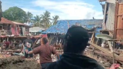 Detik-detik Mengerikan Ledakan di Biak Papua