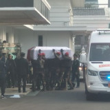 Jenazah Mantan Menhan Ryamizard Ryacudu Tiba di kantor Kementerian Pertahanan