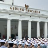 Presiden Prabowo Pimpin Upacara Hari Lahir Pancasila, Dihadiri JK hingga Megawati