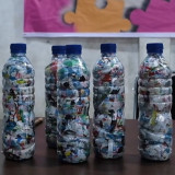 Edukasi Kebersihan Lingkungan, Warga dan Mahasiswa di Karo Sulap Sampah Plastik Jadi Ecobrick