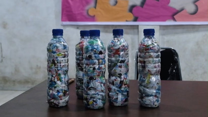 Edukasi Kebersihan Lingkungan, Warga dan Mahasiswa di Karo Sulap Sampah Plastik Jadi Ecobrick