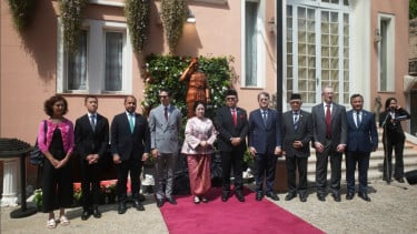 KBRI Roma Peringati Hari Lahir Pancasila dan Resmikan Patung Presiden Soekarno