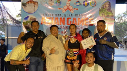 Momen Hari Lahir Pancasila, Atlet Indonesia Harumkan Nama Bangsa di Ajang Internasional Thai Martial Art Asian Games 2026 di Sri Lanka