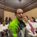 Nadiem Gunakan Jaket Nomor 001 Milik Driver Gojek Pertama Mulyono