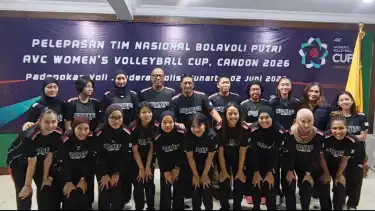 Resmi Dilepas PBVSI, Timnas Voli Putri Indonesia Siap Tempur di AVC Women's Cup 2026