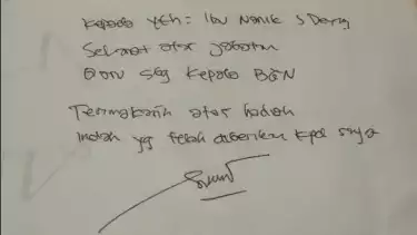 Lewat Unggahan Surat Eks Pimpinan BGN Singgung Nanik S Deyang: Hadiah Indah yang Diberikan Kepada Saya