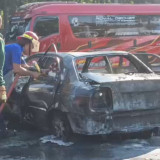 Sedan Terbakar Usai Isi BBM di SPBU Probolinggo, Polisi Temukan Delapan Drum Bahan Bakar