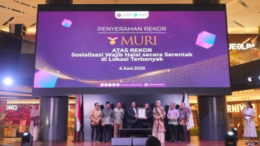 Sosialisasi Wajib Halal di 2.183 Titik, BPJPH Raih Rekor MURI